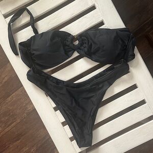 Zaful Bandeau w Tortoise 🐢 Ring Bikini